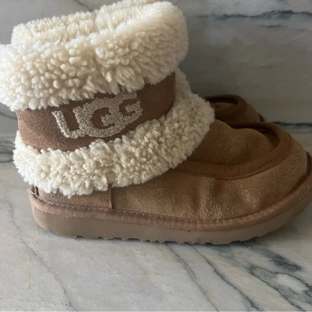 UGG Ultra Mini Fluff Shearling Boots